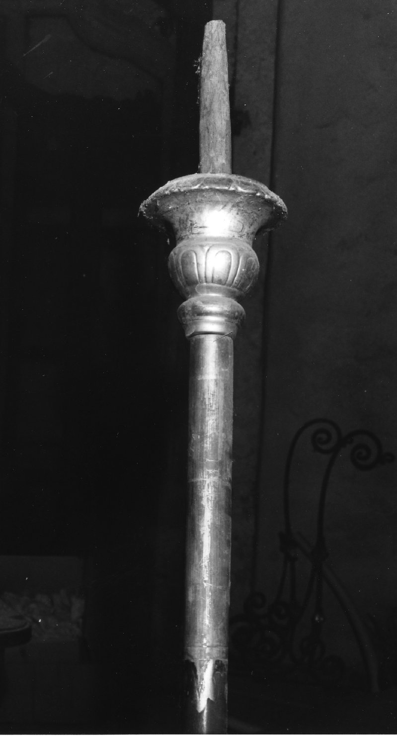 mazza processionale, opera isolata - ambito ligure (fine/inizio secc. XVIII/ XIX)