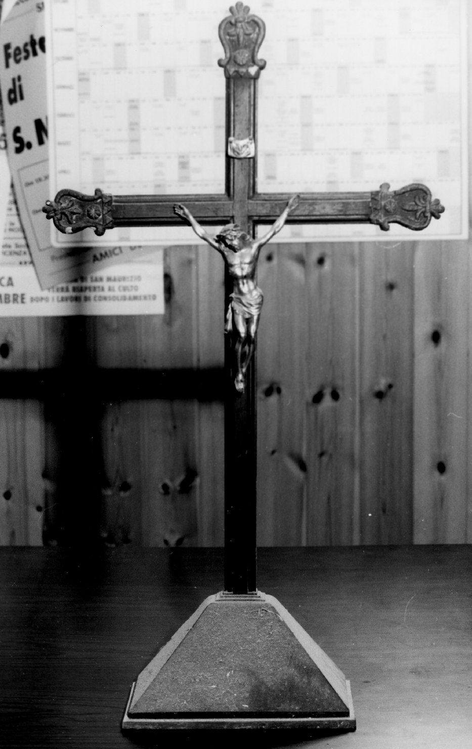 croce d'altare - produzione ligure (sec. XIX)