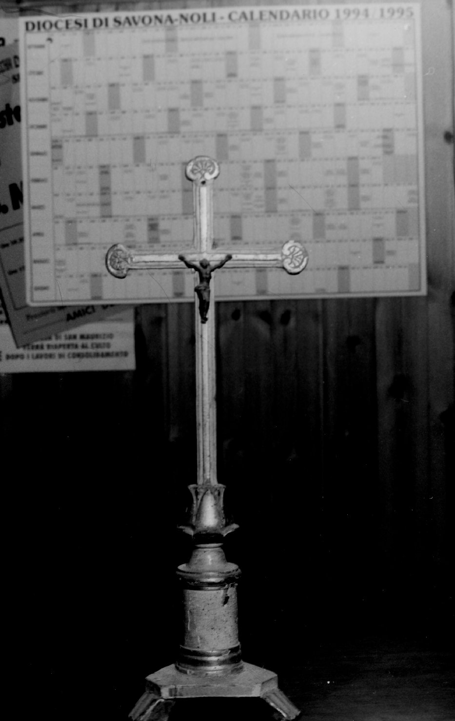 croce d'altare - produzione ligure (sec. XIX)