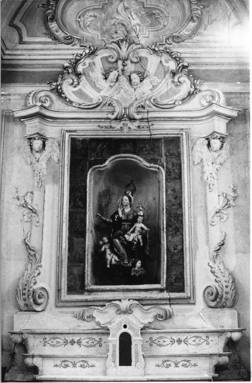 Madonna del Rosario (ancona) - ambito ligure (prima metà sec. XVIII)