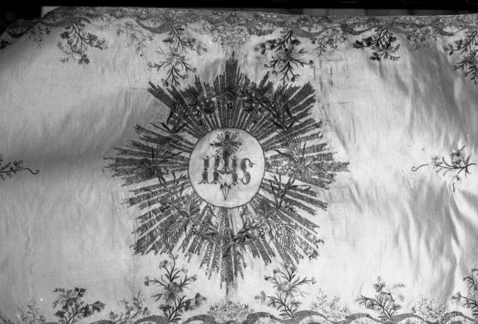 velo omerale, opera isolata - manifattura ligure (sec. XIX)