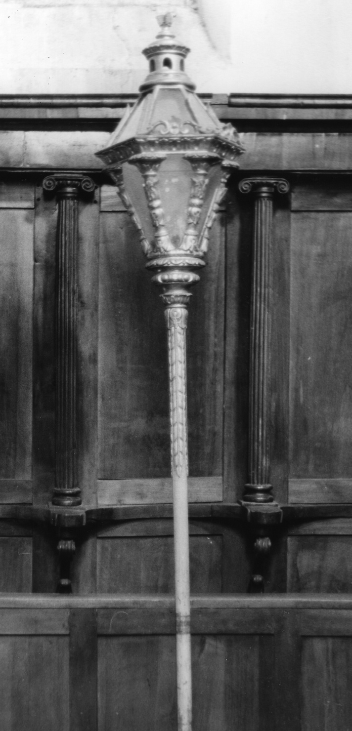 lanterna processionale, serie - bottega ligure (sec. XIX)