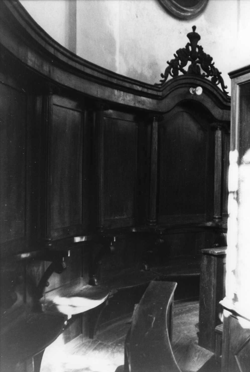 stalli del coro, opera isolata - bottega ligure (seconda metà sec. XVIII)