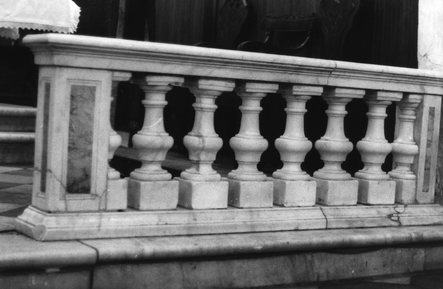 balaustrata, paio - bottega ligure (sec. XIX)