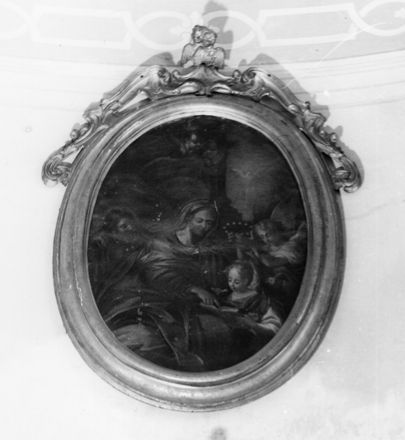 educazione di Maria Vergine (dipinto, opera isolata) - ambito ligure (sec. XVIII)