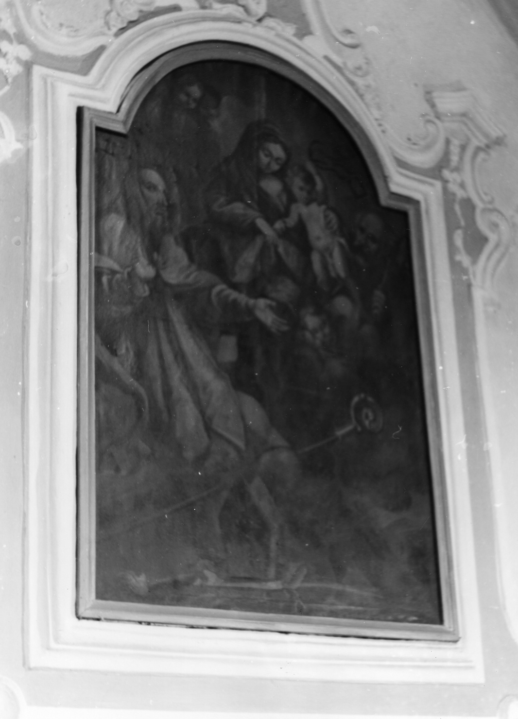 Madonna in trono con Bambino e Santi (dipinto, opera isolata) - ambito ligure (sec. XVIII)