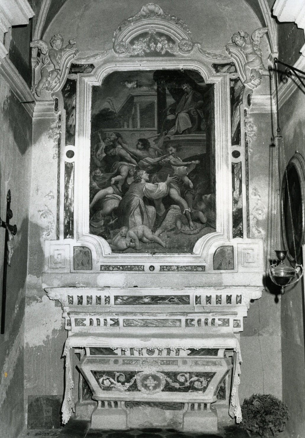 altare, opera isolata - ambito ligure (fine/inizio secc. XVIII/ XIX)