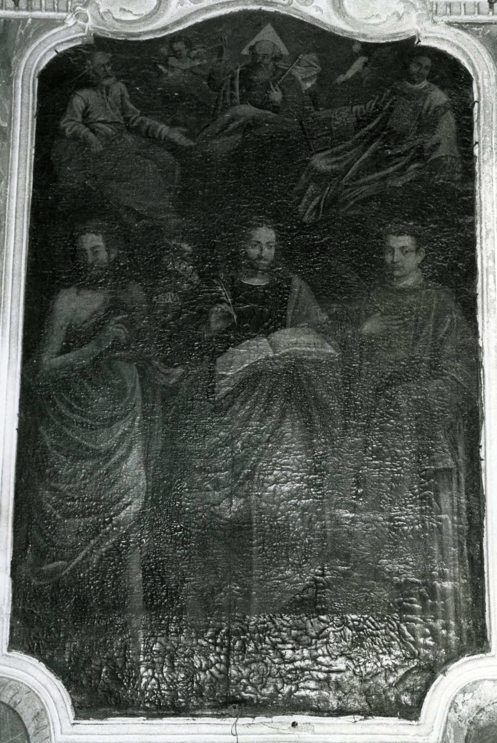 Santi (dipinto, opera isolata) - ambito ligure (metà sec. XVII)