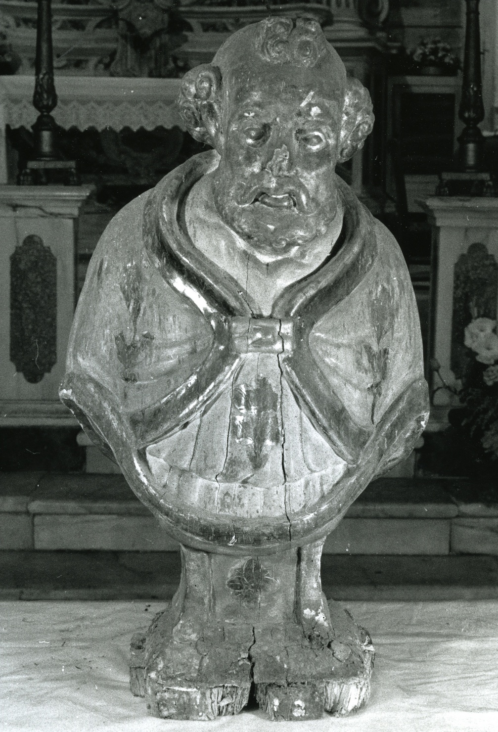 San Pietro (reliquiario - a busto, opera isolata) - bottega ligure (sec. XVII)