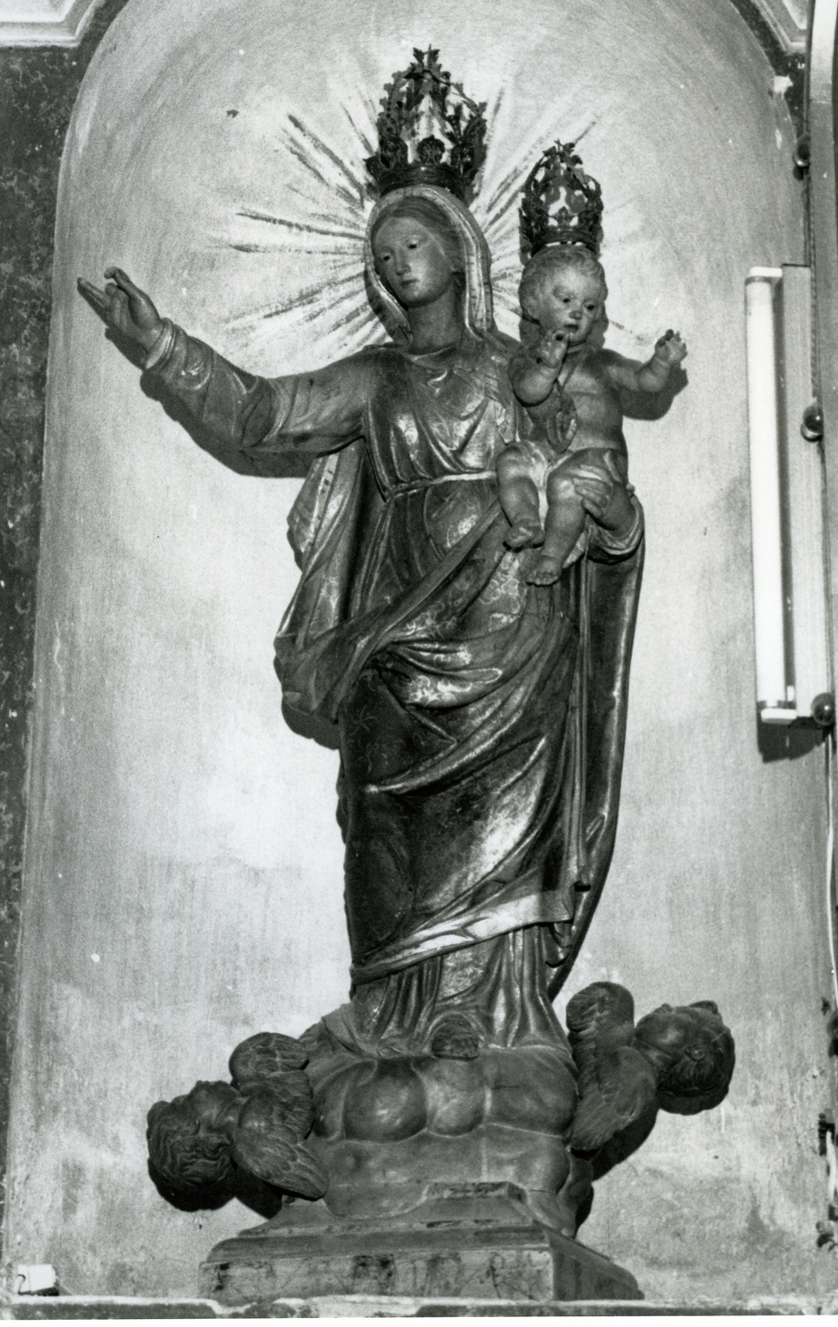 Madonna del Carmelo (statua, opera isolata) di Olivari Angelo (inizio sec. XIX)
