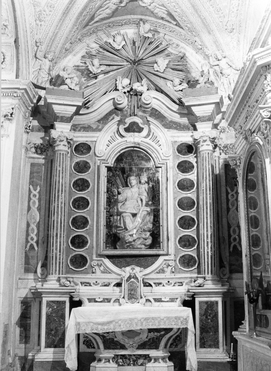 altare, insieme - ambito ligure (terzo quarto sec. XVIII)
