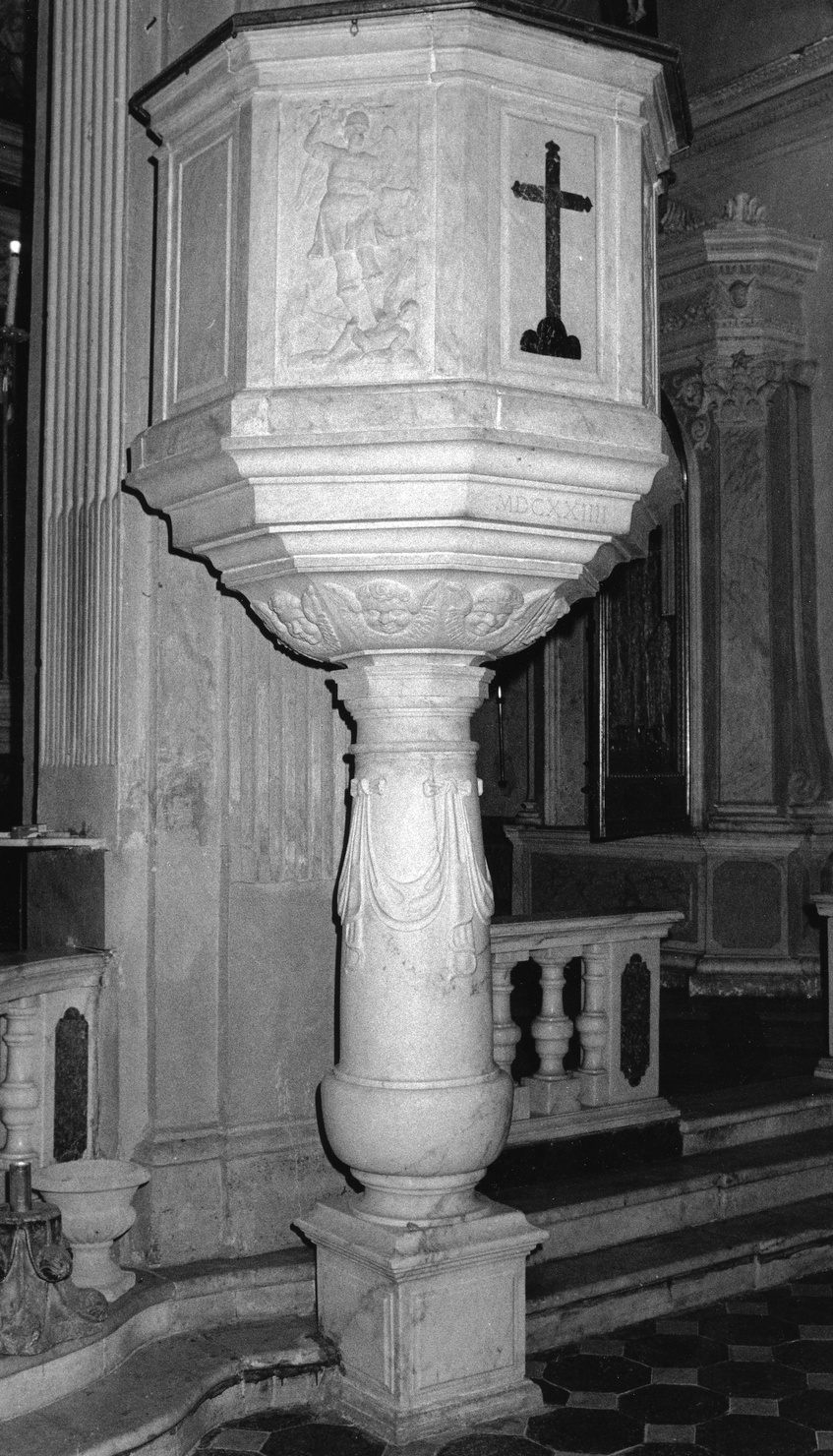 pulpito, opera isolata di Scala Giorgio (primo quarto sec. XVII)