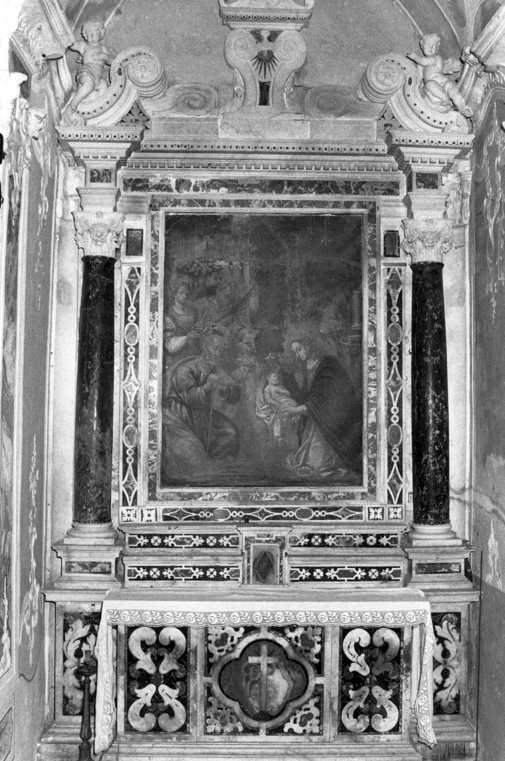 altare, opera isolata - ambito ligure (ultimo quarto sec. XVII)