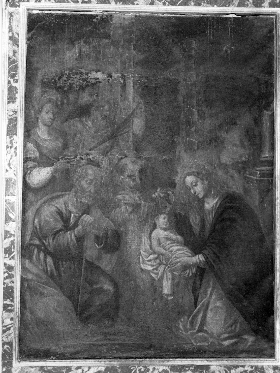 natività di Gesù (dipinto, opera isolata) - ambito ligure (seconda metà sec. XVII)