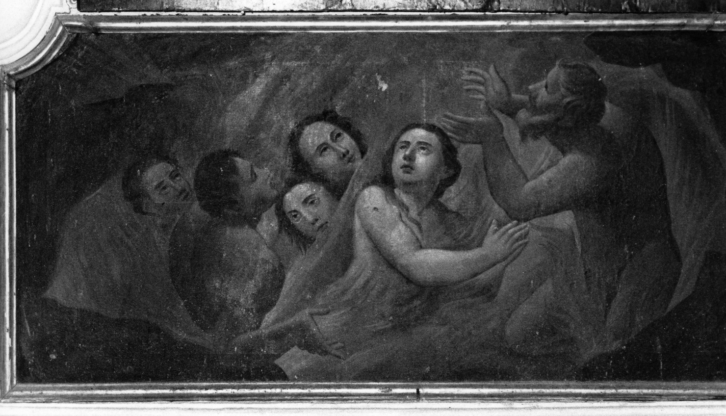 anime del purgatorio (dipinto, elemento d'insieme) di Carrega Raffaele (ultimo quarto sec. XIX)