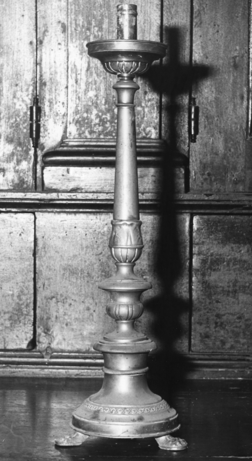 candeliere, serie - bottega ligure (sec. XIX)