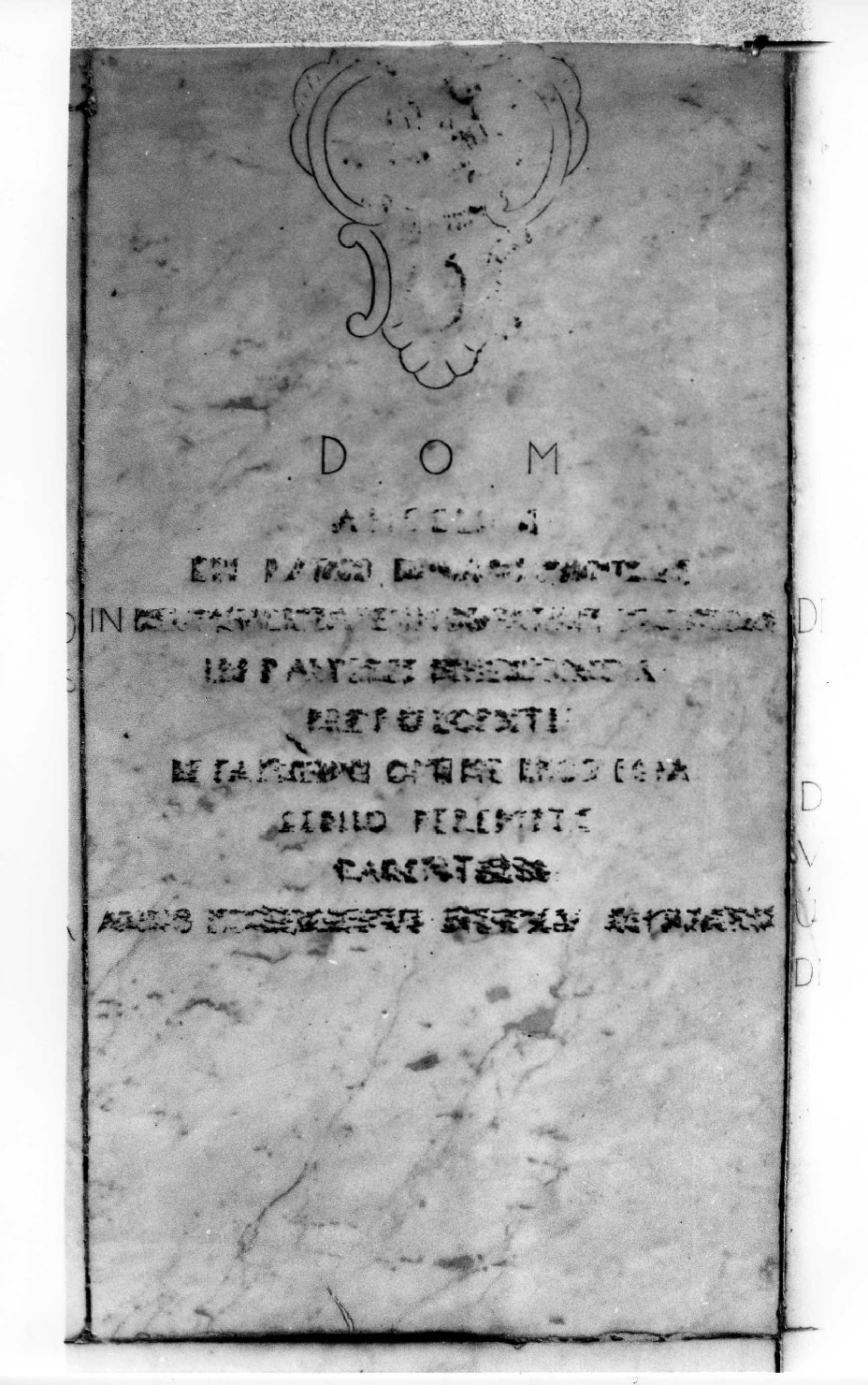 lapide tombale - ambito ligure (fine/inizio secc. XVIII/ XIX)