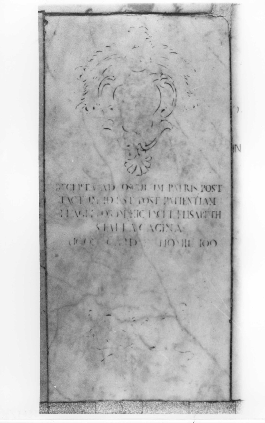 lapide tombale - ambito ligure (sec. XVIII)