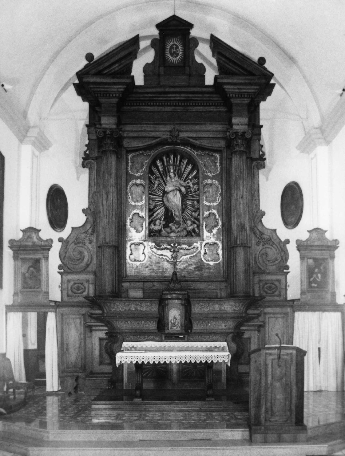 altare maggiore - ambito ligure (sec. XVIII)