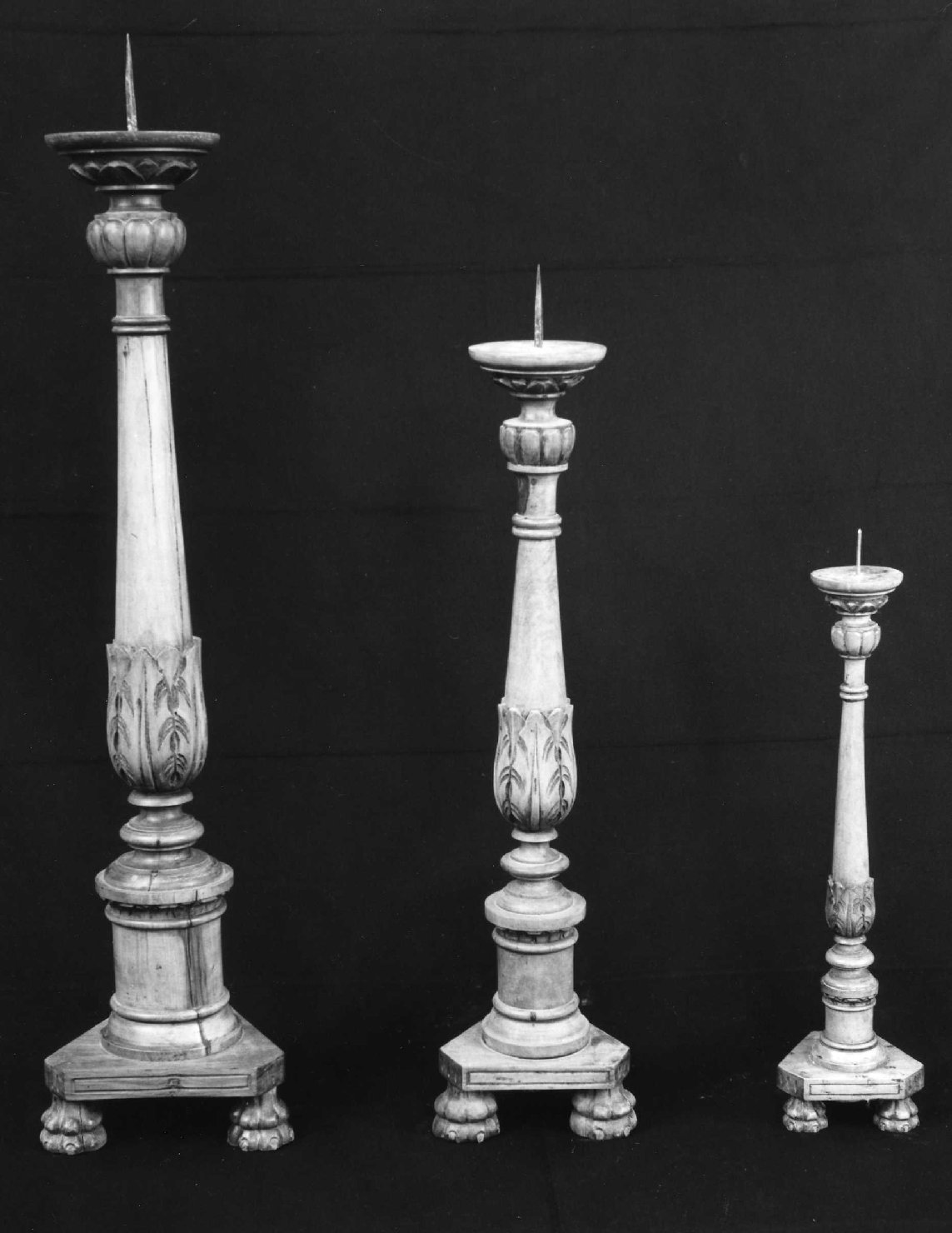 candeliere - bottega cappuccina (sec. XIX)