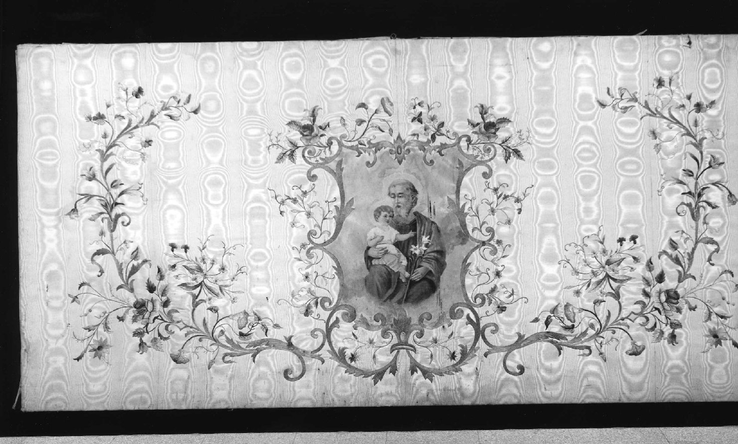 San Giuseppe e Gesù bambino (paliotto) - ambito ligure (seconda metà sec. XVIII)