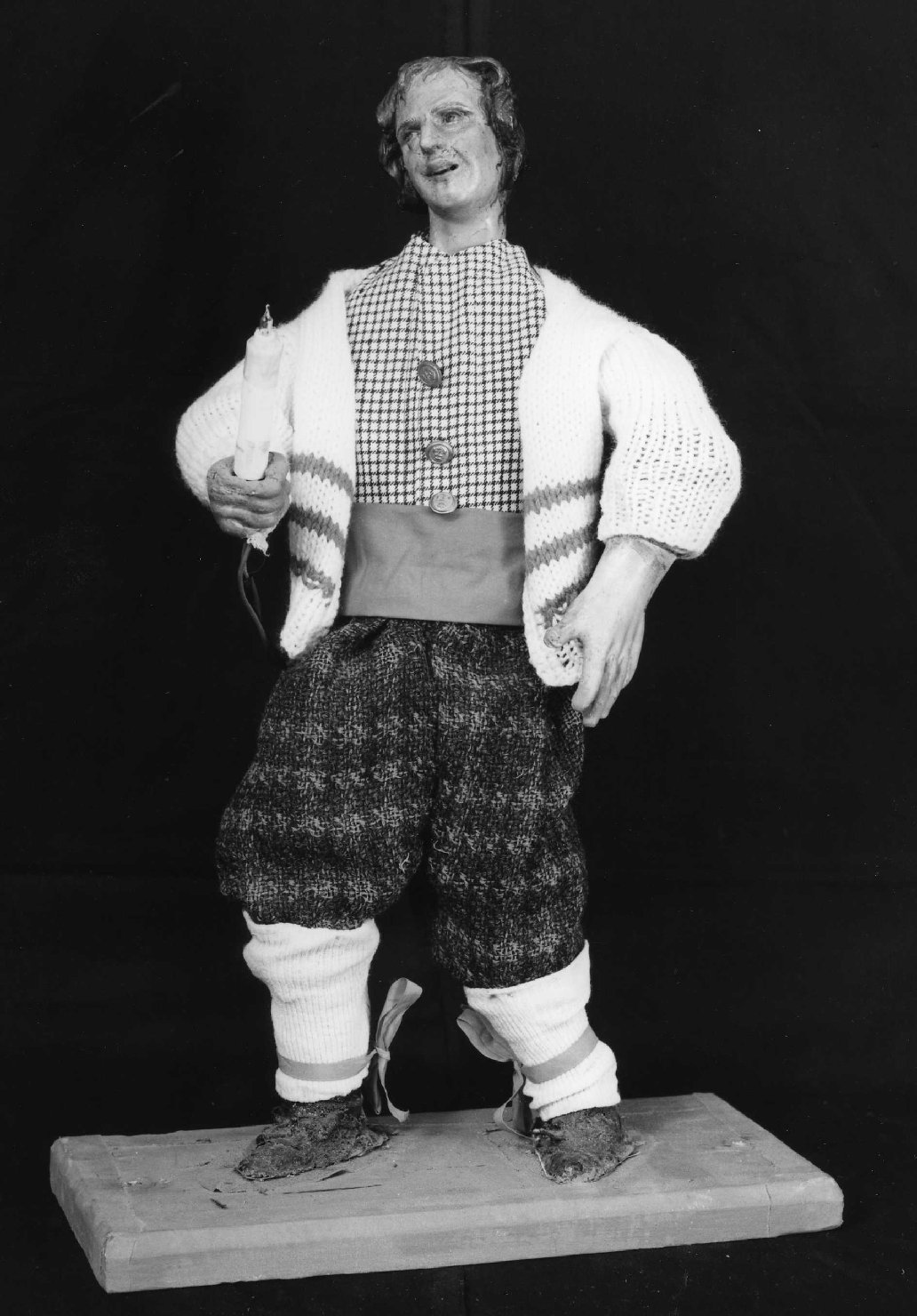 contadino (statuetta di presepio, elemento d'insieme) - ambito ligure (prima metà sec. XIX)