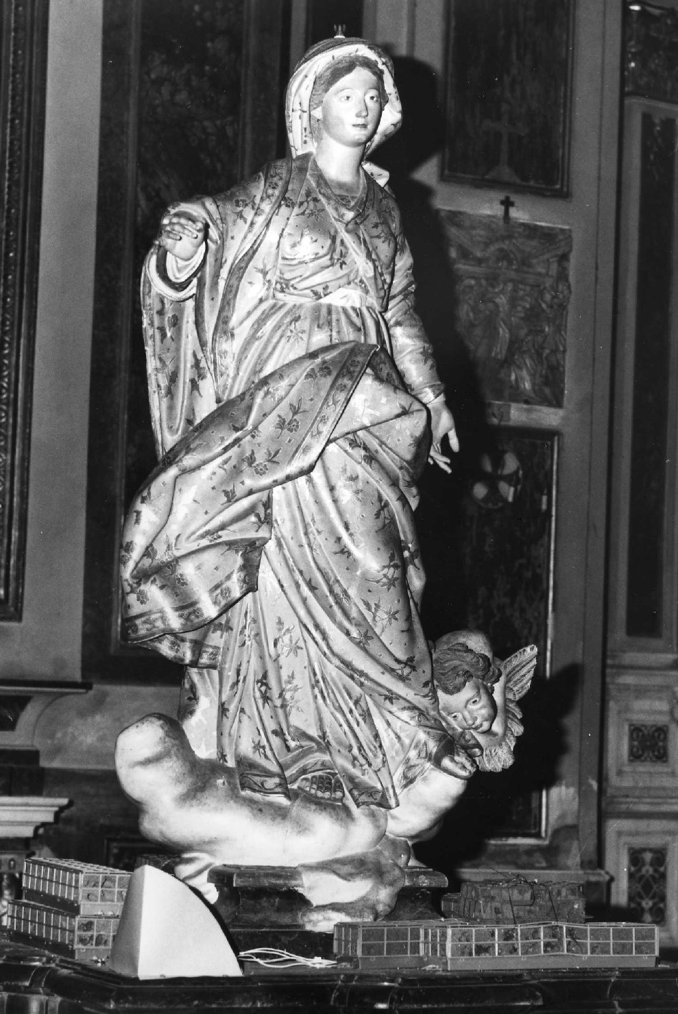 Nostra signora della Misericordia (macchina processionale, opera isolata) - ambito ligure (prima metà sec. XVIII)