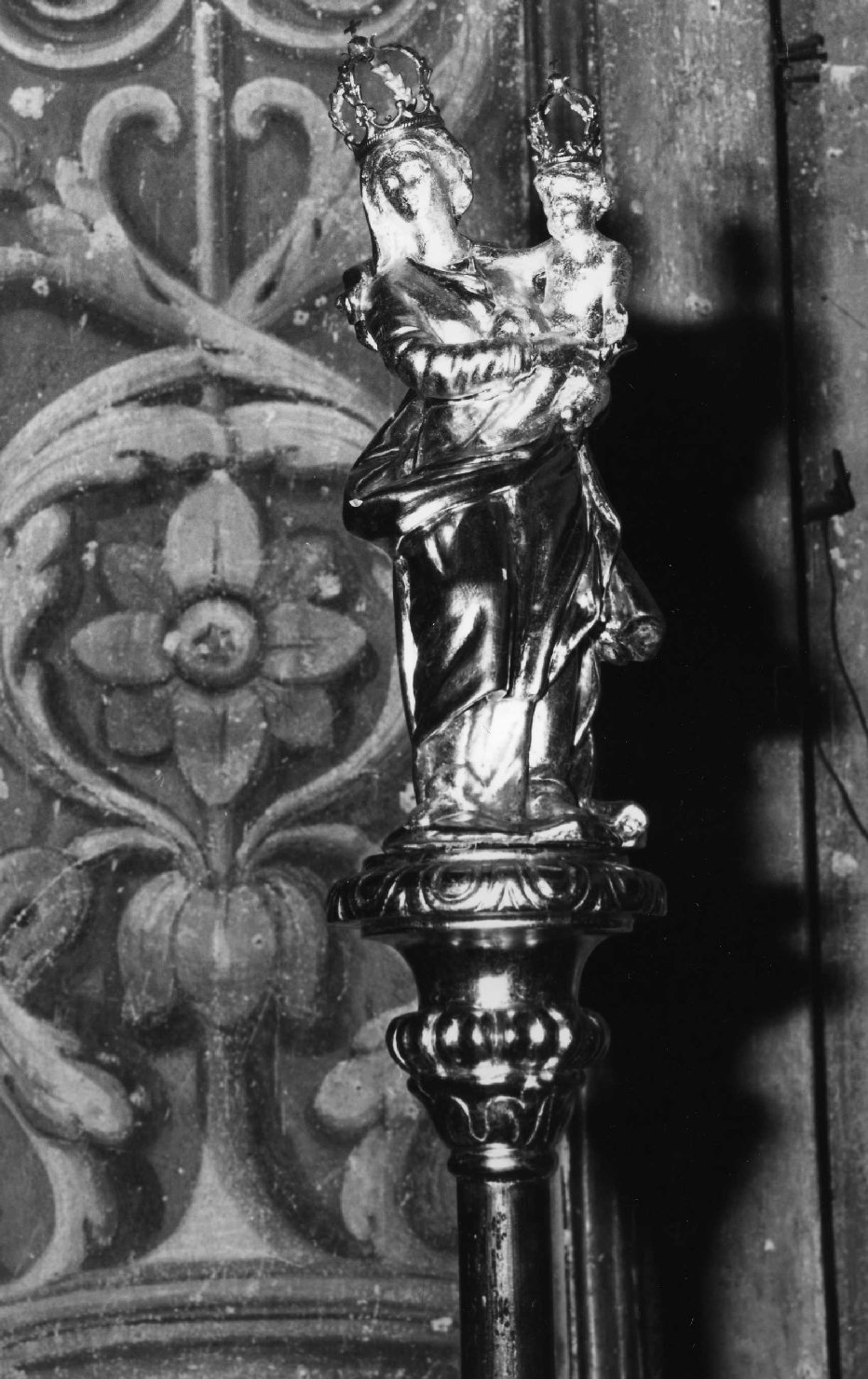 Nostra Signora della Concordia (mazza processionale, opera isolata) - ambito ligure (seconda metà sec. XVII)