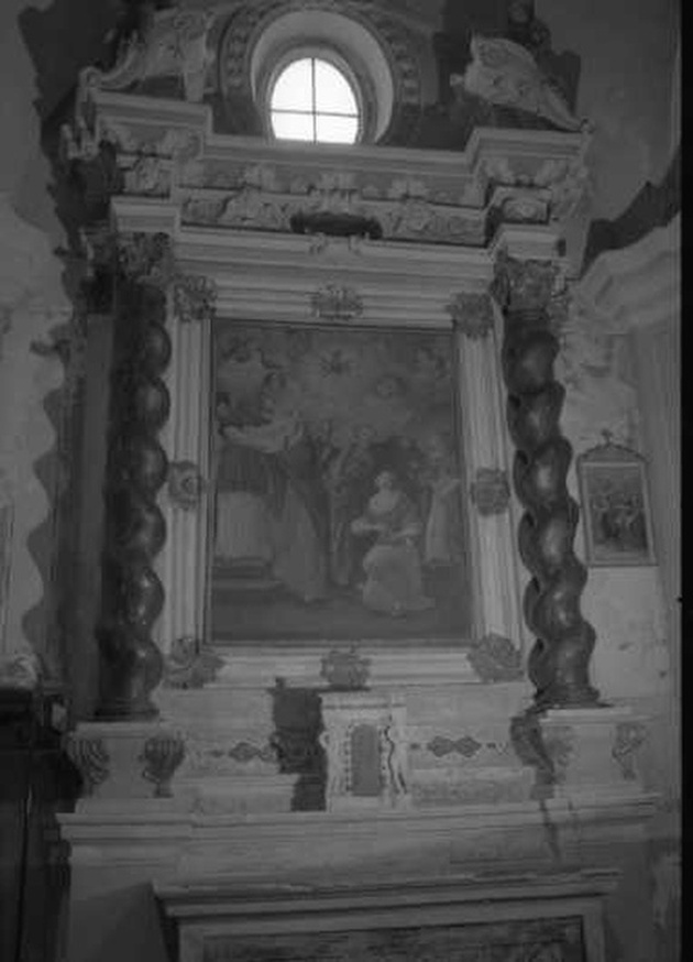 mostra d'altare, insieme - ambito ligure-lombardo (seconda metà sec. XVII)