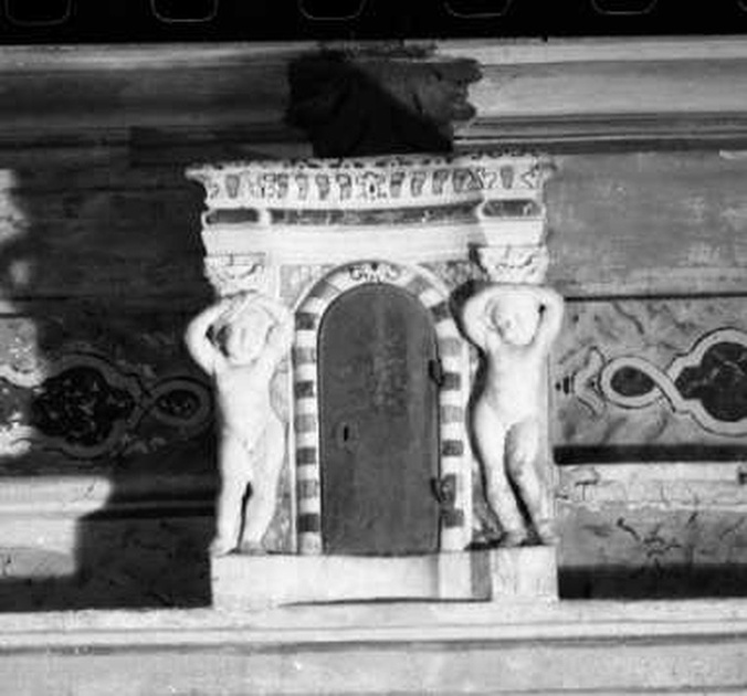 tabernacolo, elemento d'insieme - ambito ligure-lombardo (seconda metà sec. XVII)
