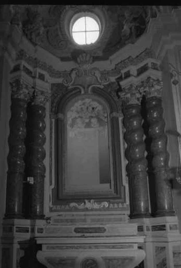 mostra d'altare, elemento d'insieme - ambito ligure (seconda metà sec. XVII)