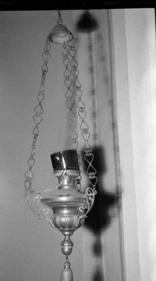 lampada pensile, serie - bottega italiana (fine sec. XIX)