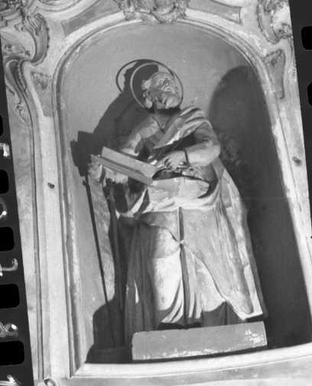 SANTO EVANGELISTA (scultura, complesso decorativo) - ambito ticinese (terzo quarto sec. XVIII)