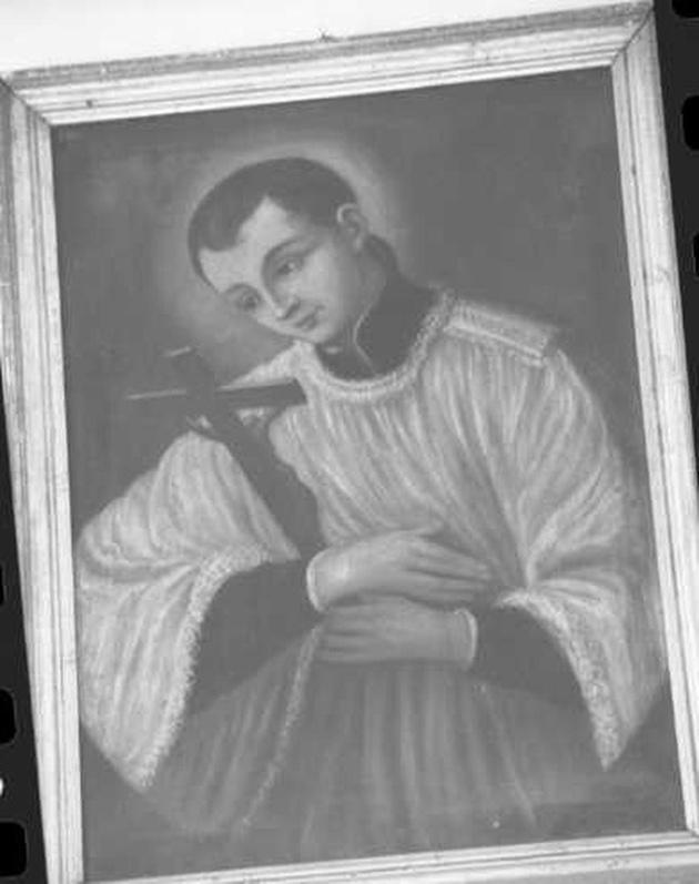 San Luigi Gonzaga (dipinto, opera isolata) - ambito ligure (sec. XIX)