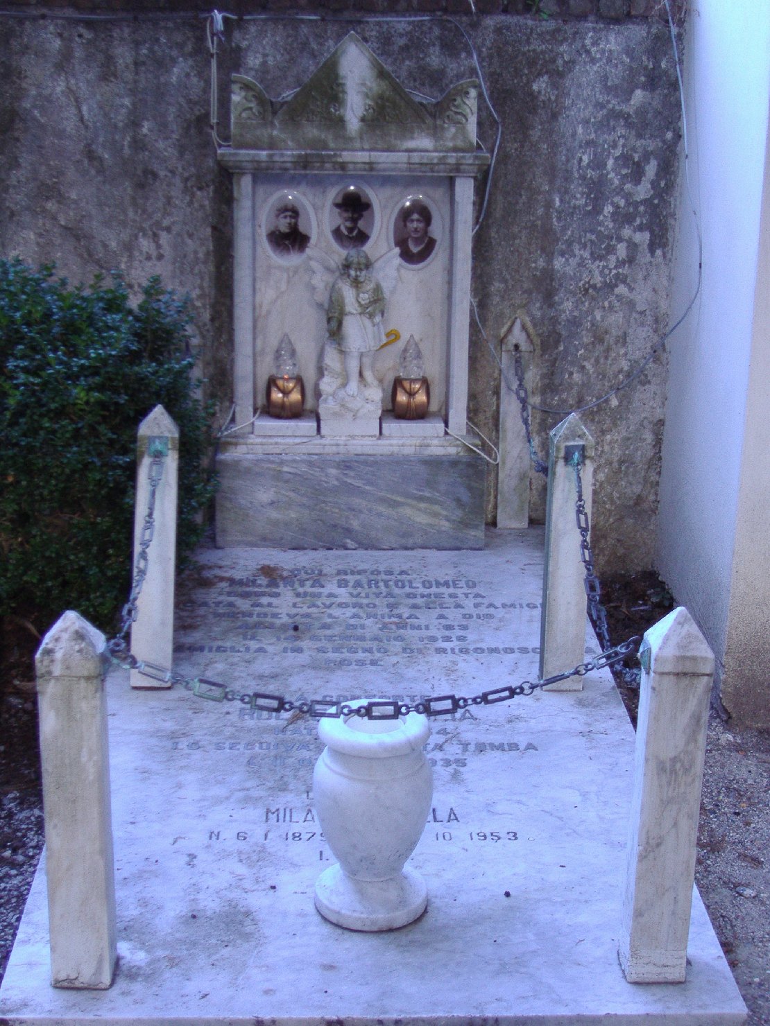 monumento funebre - a lastra, opera isolata - bottega ligure (sec. XX)