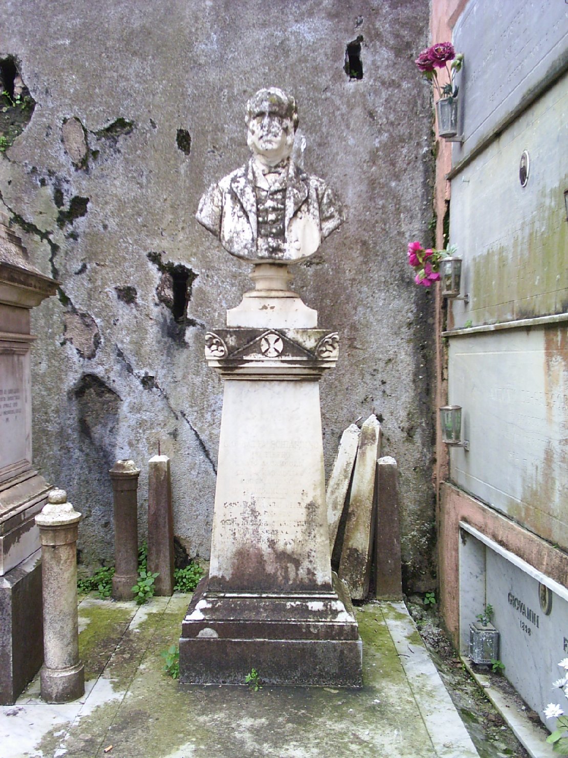 monumento funebre - a cippo, opera isolata - ambito ligure (fine sec. XIX)