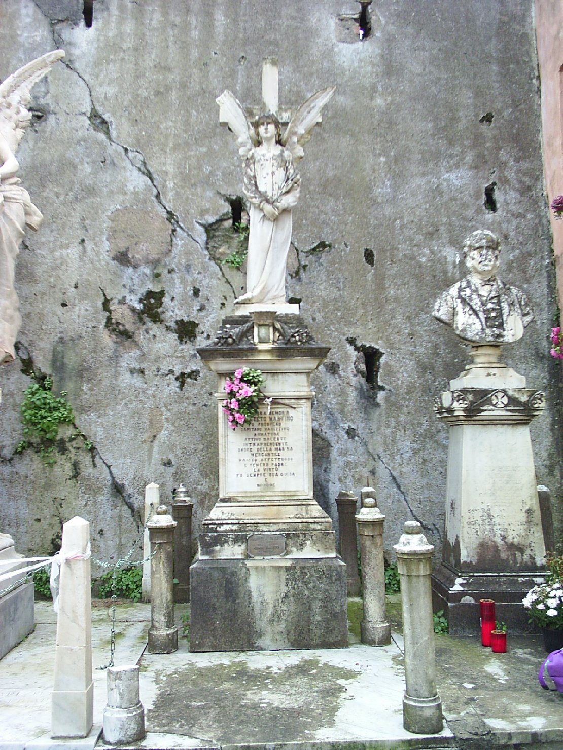 monumento funebre - a cippo, opera isolata - ambito ligure (fine sec. XIX)