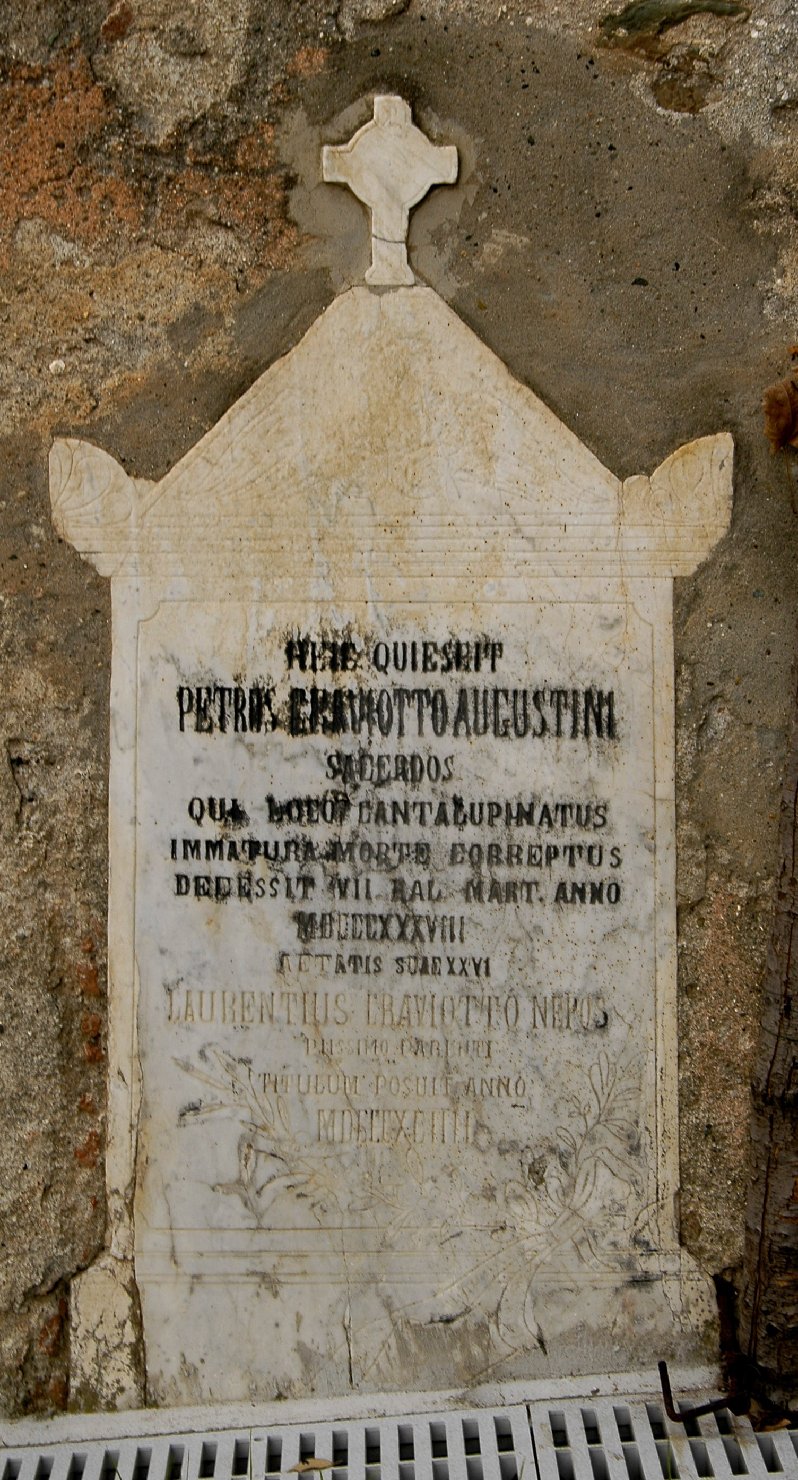 lapide, opera isolata - ambito ligure (sec. XIX)