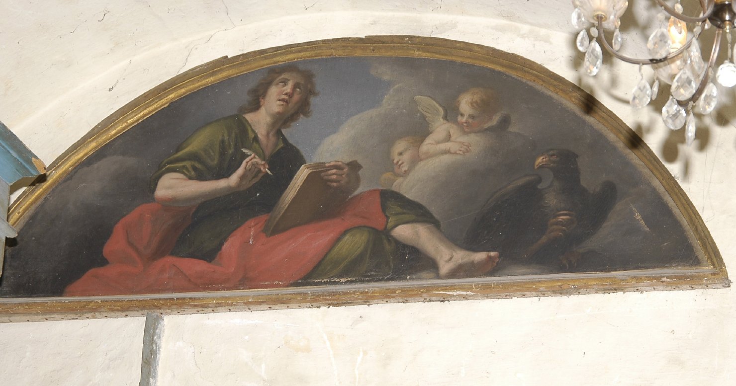 San Giovanni Evangelista (dipinto, opera isolata) di Badaracco Gio Raffaele (sec. XVIII)