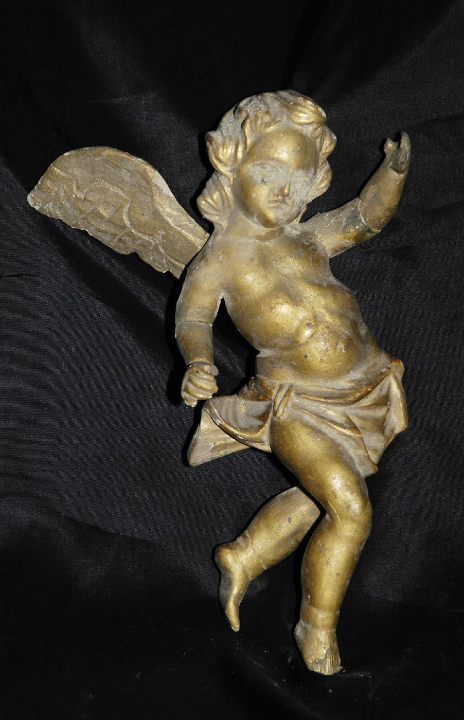 Angelo (scultura, elemento d'insieme) - ambito ligure (sec. XVIII)