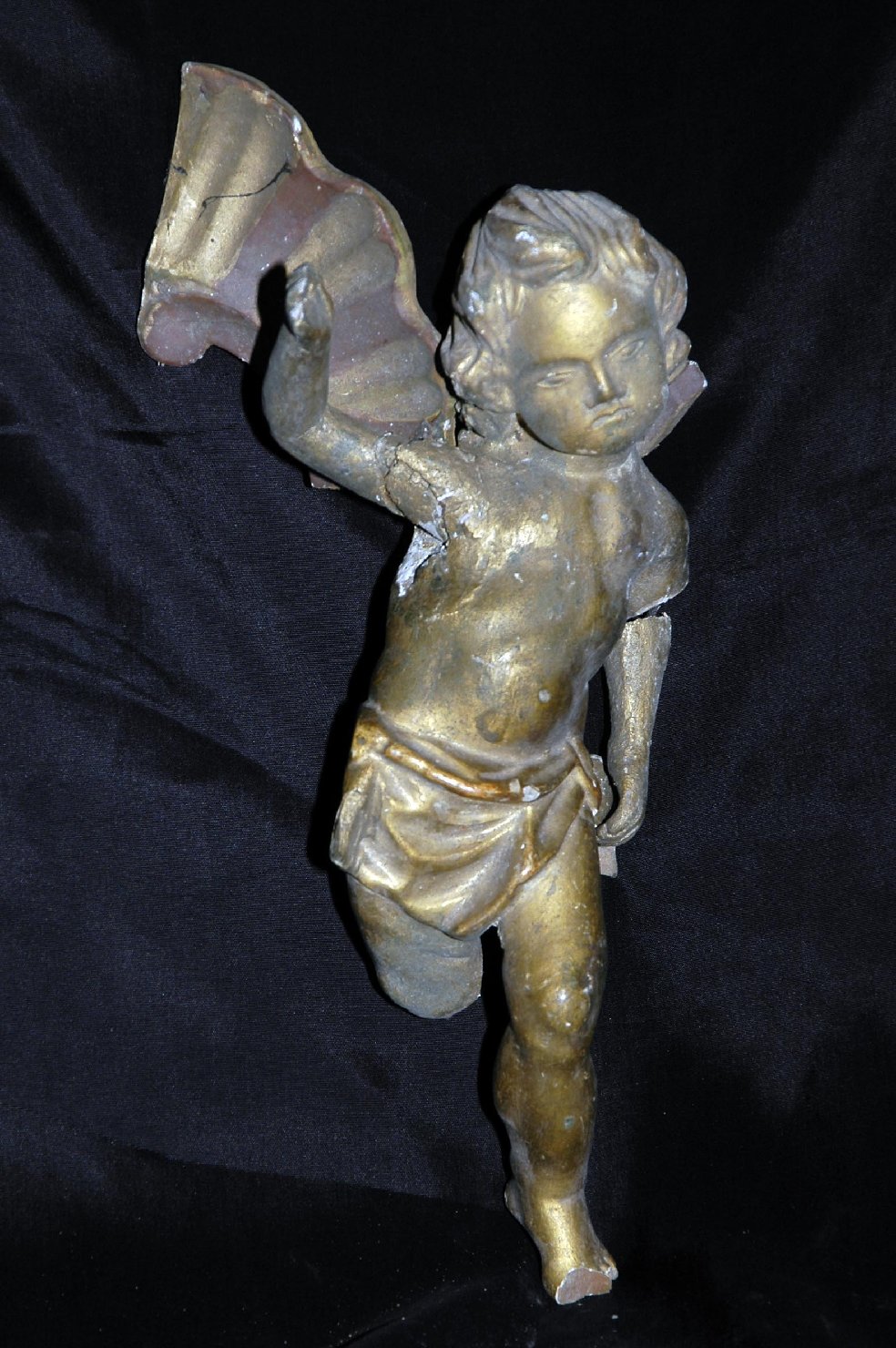 Angelo (scultura, elemento d'insieme) - ambito ligure (sec. XVIII)