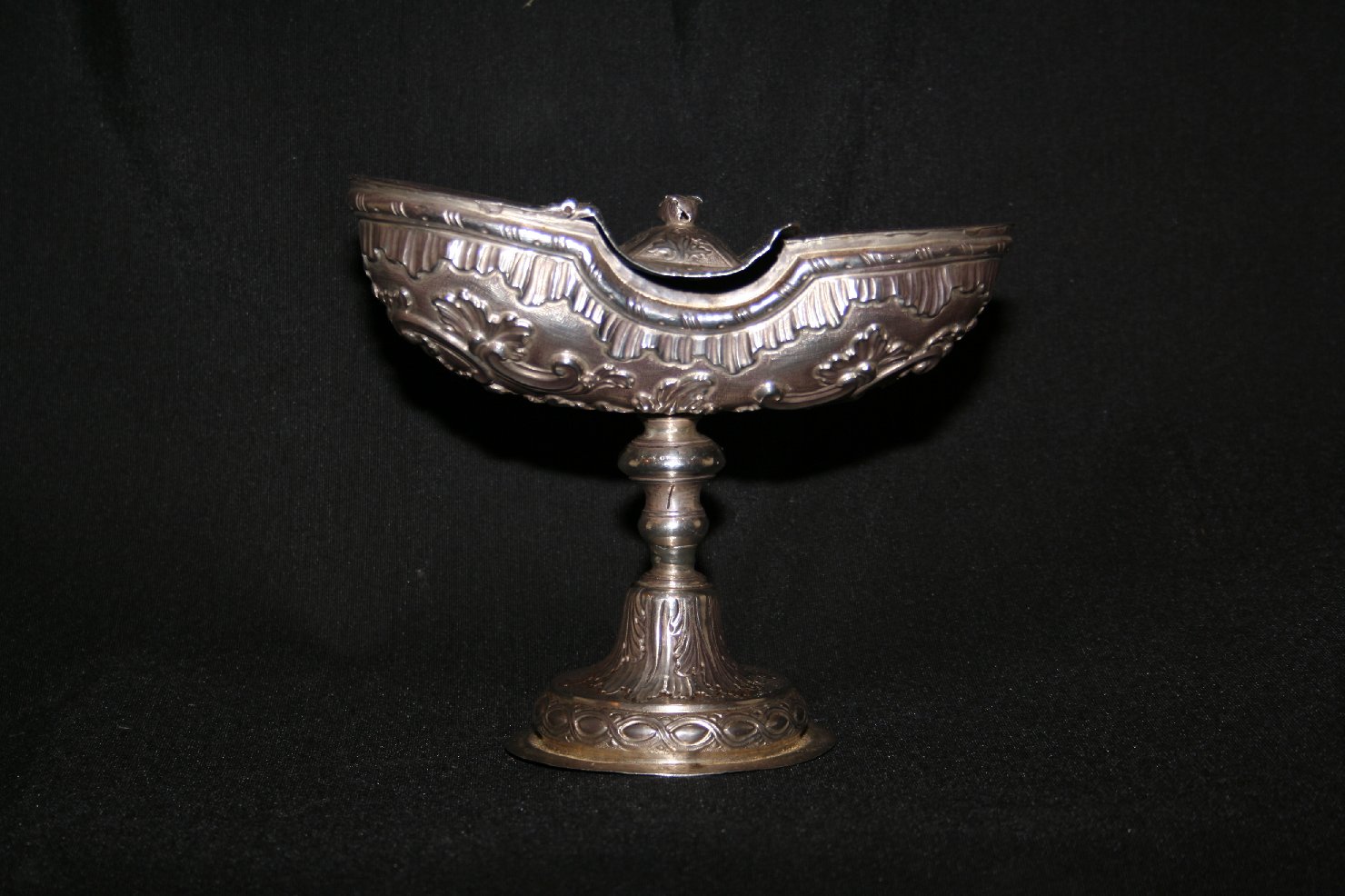 navicella portaincenso, elemento d'insieme - ambito ligure (sec. XVIII)