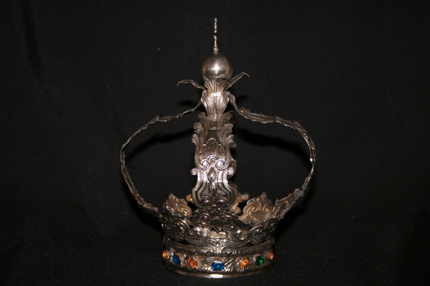 corona da statua, elemento d'insieme - ambito ligure (sec. XVIII)