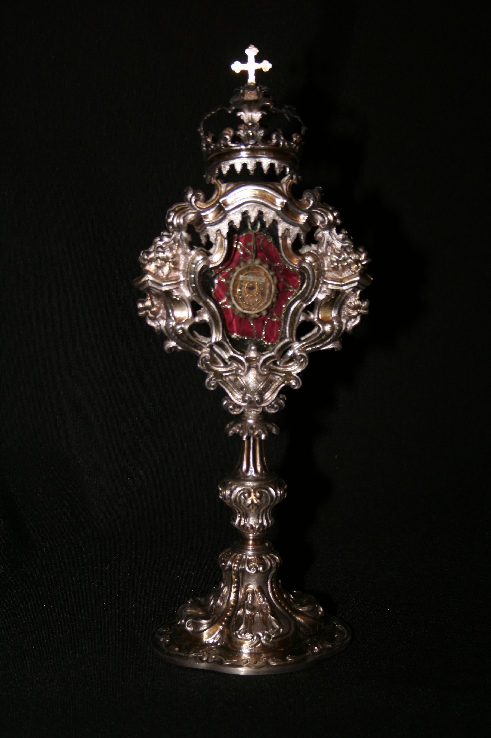 reliquiario, elemento d'insieme - ambito ligure (sec. XVIII)