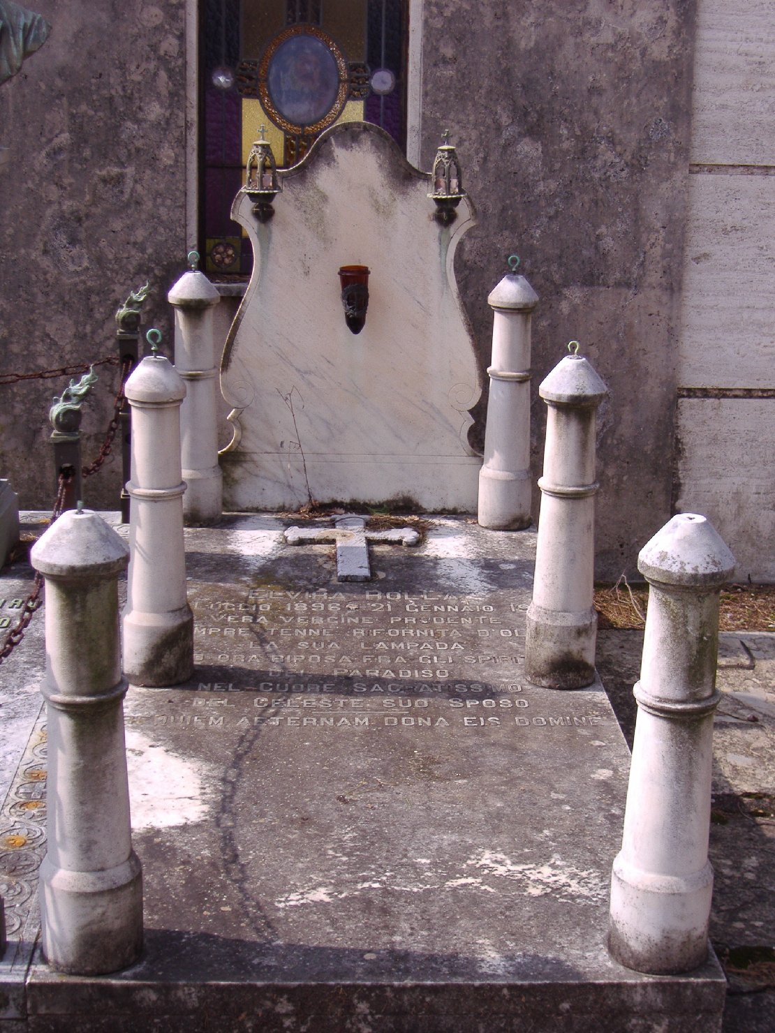 monumento funebre - a cippo, opera isolata - ambito ligure (sec. XX)