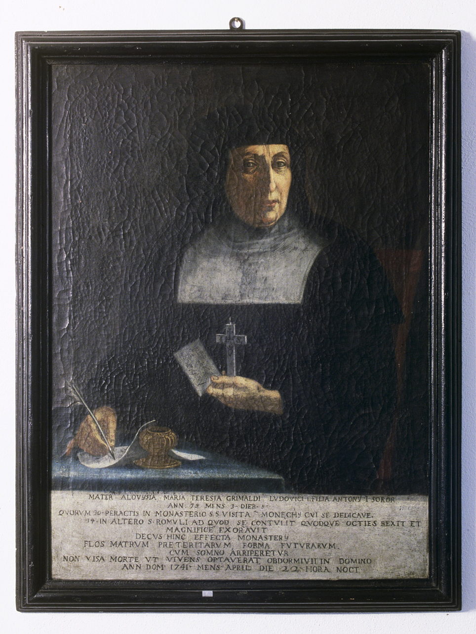 Madre Luisa Teresa Grimaldi (dipinto, serie) - ambito ligure (sec. XVIII)