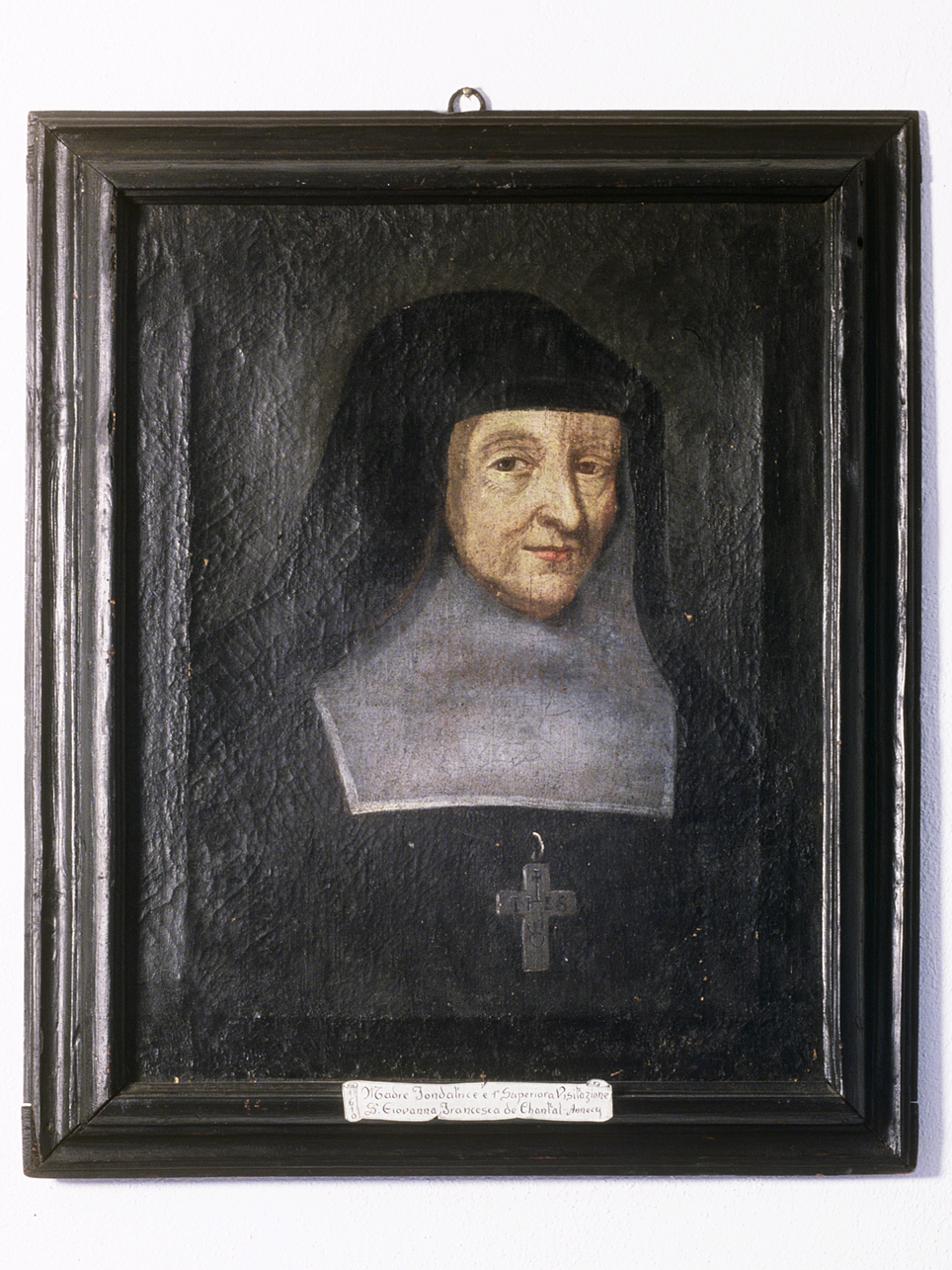 Madre fondatrice Giovanna Francesca de Chantal (dipinto, serie) - ambito ligure (sec. XVIII)