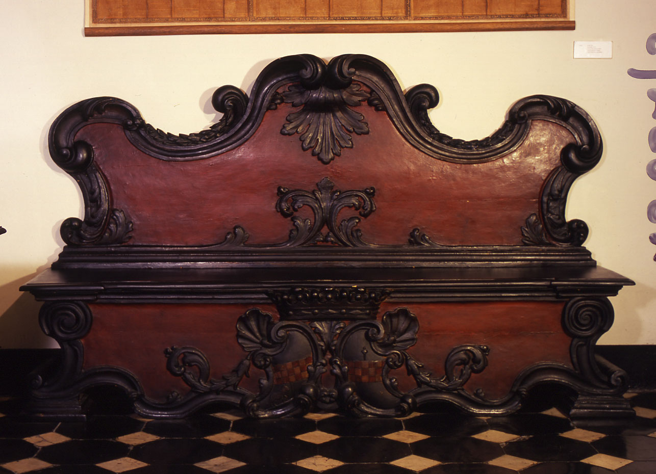 cassapanca, serie - ambito italiano (sec. XVII)