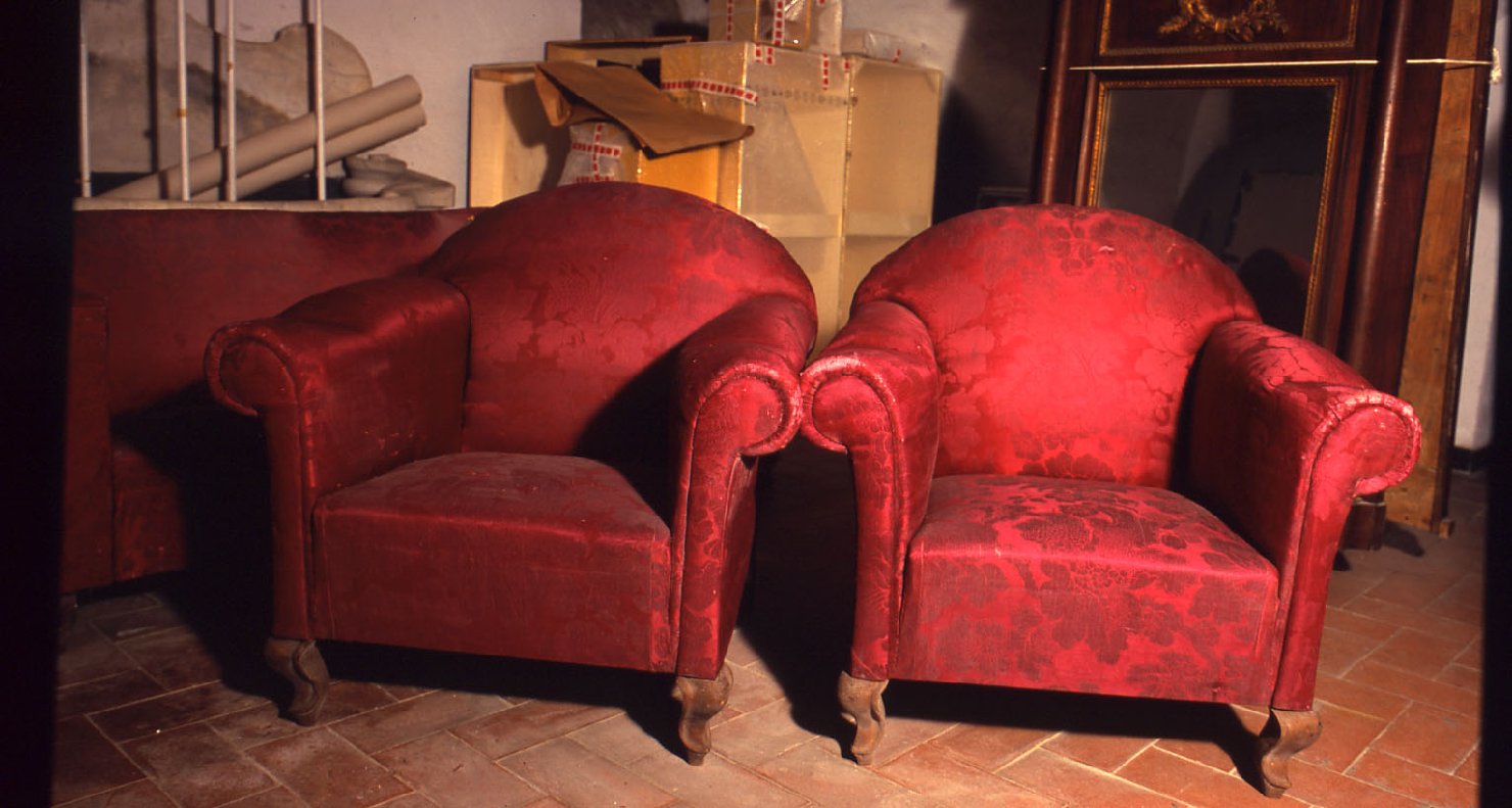 poltrona, serie - ambito ligure (prima metà sec. XX)