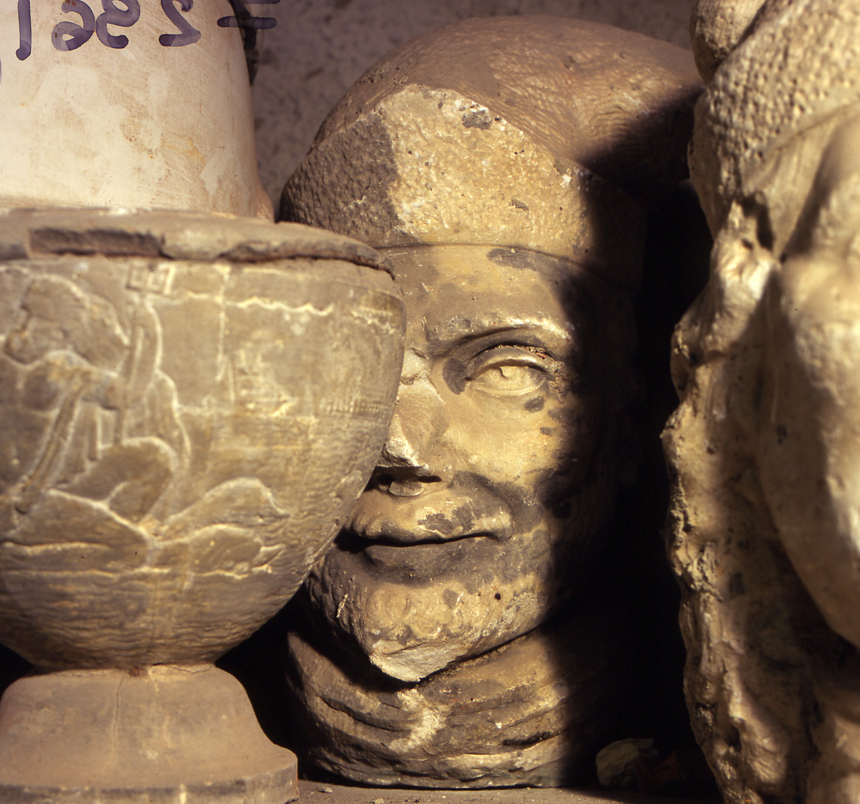 testa (scultura, serie) - ambito ligure (prima metà sec. XVII)